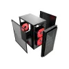 GEMBIRD CCC-FORNAX-950R Gaming dizains PC korpuss 3 x 12 cm ventilatori sarkans