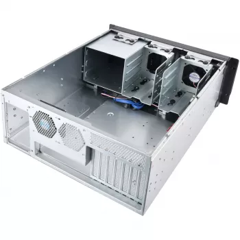 Silverstone RM400 Rack Melns, Pelēks