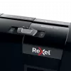 Papīra smalcinātājs REXEL Secure X8 — šķērsgriezuma P-4, 4x40 mm, 8 lapu ietilpība, 14 l tvertne, melns
