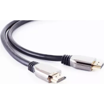 HDMI kabelis ShiverPeaks 10-41155, 10K atbalsts, metāla savienotājs, 1,5 m, melns