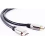 HDMI kabelis ShiverPeaks 10-41155, 10K atbalsts, metāla savienotājs, 1,5 m, melns