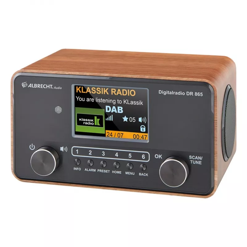Albrecht DR 865 Senior digitālais radio (atvērts iepakojums)