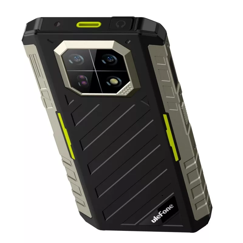 Izturīgs viedtālrunis UleFone Armor 22 4G, 9GB RAM, 128GB krātuve, IP69K, zaļš