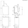 Augšējās ielādes veļas mazgājamā mašīna Electrolux EW2TN5261FP, 6 kg, 1200 apgr./min, 42 l trumulis, balta