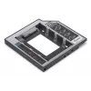 Montāžas rāmis SSD / HDD CD / DVD / Blu-ray SATA uz SATA III 12.7mm