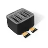 Salter EK5565MBLKFVDE Kuro 4-šķēlīšu tosteris