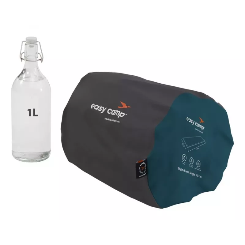 Vienvietīgs matracis Easy Camp Skylark Mat 5.0 cm — Poliesters, 2000×600×50 mm, Zils