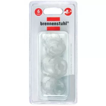 Brennenstuhl 1164480 caurspīdīgi kontaktligzdu drošības vāciņi, 6 gab.