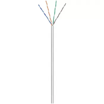 Wentronic Goobay CAT 6 tīkla kabelis, U/UTP, pelēks, 100 m - CCA, AWG 24/7 (vīts), PVC (93884)