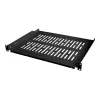 LogiLink Rack - Regal - Melns, RAL 9005 - 1U - 48,3 cm (19 collas)