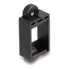 DeLOCK Keystone turētājs snap-in rāmis melns 18mm x 40mm x 10mm