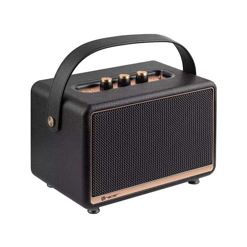 Stereo Portable Speaker Tracer M30 TWS BT Melns, Gold