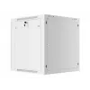 Lanberg pie sienas stiprināms instalācijas plaukts 19 inch 12U 600x600mm pelēks (stikla durvis)