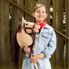 Zirgs uz kociņa HOPPIHORSE Hobby Horse A3 bēšs