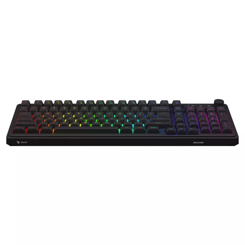 Savio Galaxis Gaming USB tastatūra QWERTY US English Melna