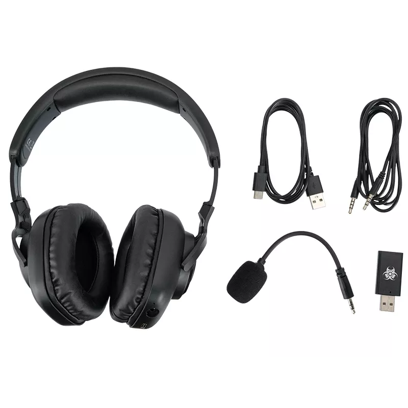 Tracer austiņas GAMEZONE Mobile Hybrid BT+2.4G Melna