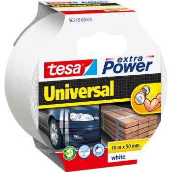 TESA extra Power Universal - montāža - amatniecība - marķēšana - remonts - iekštelpām un ārā - balta (56348-5-3)