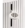 Toasteris Alessi MDL08B melns — Plissé dizains, 6 brūnināšanas iestatījumi, bagel/atkausēšana/ātrā uzsildīšana, 340×185×250 mm