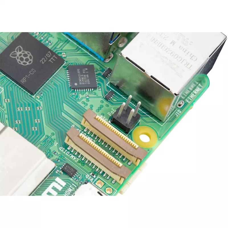 Vienplates dators Raspberry Pi 5 izstrādes plate — 2400 MHz Arm Cortex-A76, līdz 16 GB LPDDR4x, MicroSD, USB 3.2, Wi‑Fi 5