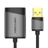 Vention USB ārējā skaņas karte 0,15 m pelēka metāla