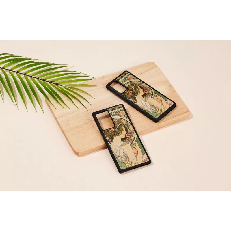 Aizsargtālruņa maciņš man and wood Galaxy Note 20 prīmulas melns
