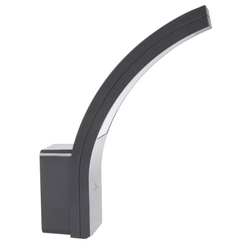 Āra sienas LED lampa MACLEAN MCE343 GR — 10W, fasādes apgaismojums, pelēka