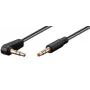 Microconnect AUDLL05A audio kabelis 0,5 m 3,5 mm melns