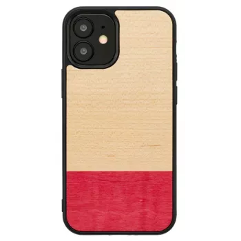 Aizsargājošs tālruņa maciņš man and wood iPhone 12 mini — melns