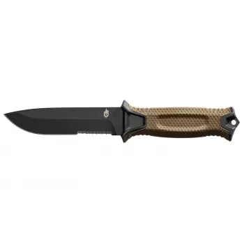 Izdzīvošanas nazis GERBER Strongarm Fixed Serrated Coyote