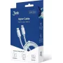 Kabelis USB 3MK USB-C USB-C 2 m Balts
