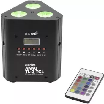 LED efektu gaisma EUROLITE 41700501 ar 3 LED priekš skatuves un ballīšu apgaismojuma