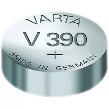 VARTA Sudraba-oksīda pulksteņa baterija, V390 (SR54), 1,55 V, 80 mAh (00390 101 401)