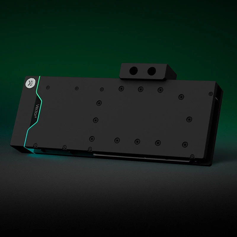 Ūdens bloks EK Water Blocks Acetal Nickel Melns 41mm