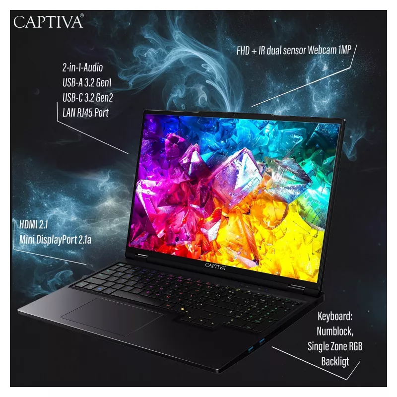 CAPTIVA 95074 klēpjdators, modelis 95074