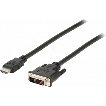 NEDIS HDMI™ kabelis | HDMI™ spraudnis | DVI-D 24+1 kontaktu spraudnis | 1080p | ar niķeļa pārklājumu | 2,00 m | taisns | PVC | melns | kaste