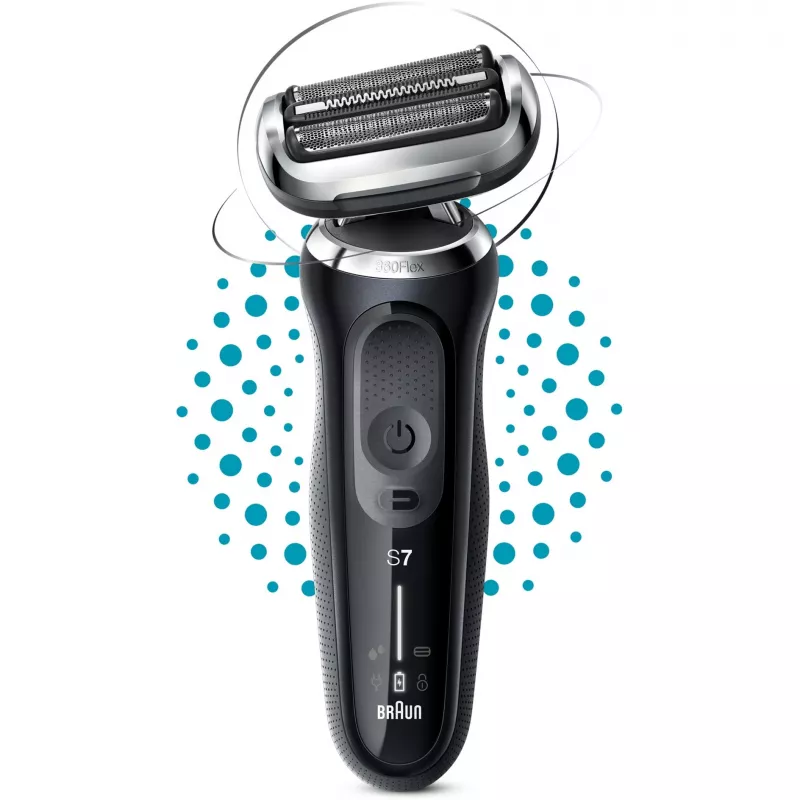 Braun Series 7 71-N1000s folijas skuveklis, melns