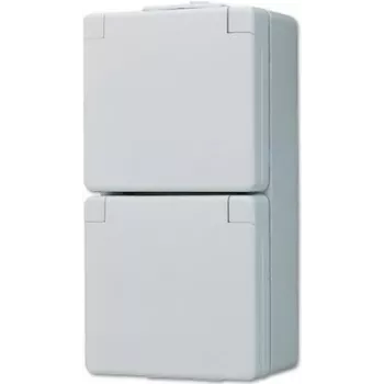 Kontaktligzda tips F JUNG 622 W, 16 A 250 V, balts duroplasta korpuss