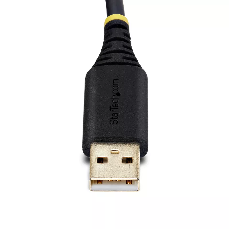 StarTech.com 60 cm 2 portu USB–seriālā adaptera kabelis, maināmas DB9 skrūves/uzgriežņi, COM saglabāšana, USB-A uz DB9 RS232, FTDI, 4. līmeņa ESD aizsardzība, Windows/macOS/ChromeOS/Linux – izturīga TPE konstrukcija