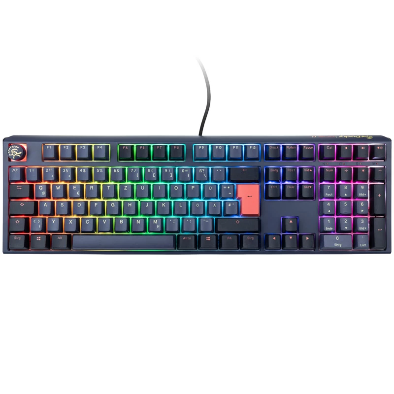 Ducky One 3 tastatūra Spēļu USB Zila