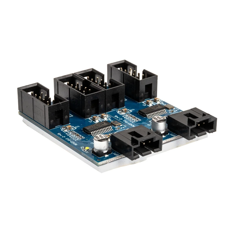 USB 2.0 centrmezgls Akasa AK-CBUB64-30BK 1–4 portu USB 2.0