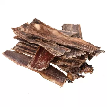 Suņu košļājums PETITTO liellopu barības vads 1 kg — dabīgs ilgstošs košļājums suņiem