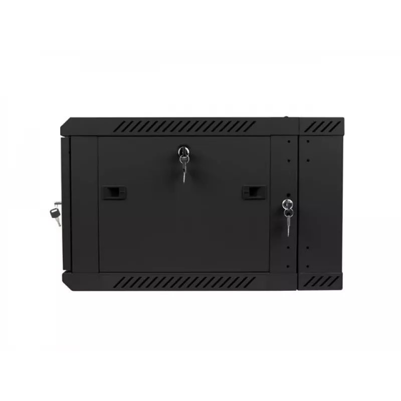 Sienas skapis LANBERG WF02-6606-10B 6U 600x374,3x600 mm nerūsējošais tērauds melns