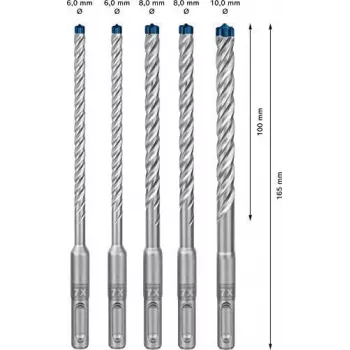 Urbja uzgalis Bosch 8 mm diametrs modelis 2608900198 metāla un koka urbšanai
