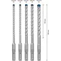 Urbja uzgalis Bosch 8 mm diametrs modelis 2608900198 metāla un koka urbšanai