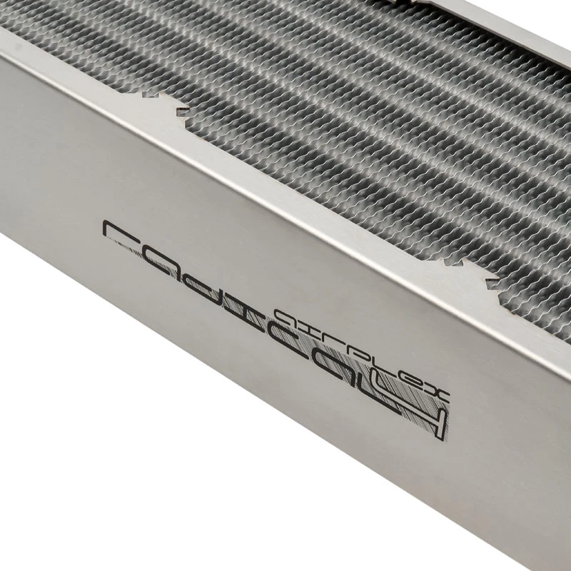 Radiators Aqua-Computer airplex radical 4/360 — Alumīnijs/Varš/Nerūsējošais tērauds, 400×140×73 mm