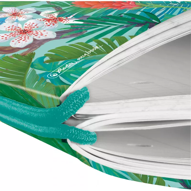 Rakstāmklade Herlitz Ladylike Jungle A4 80 loksnes zaļa daudzkrāsaina