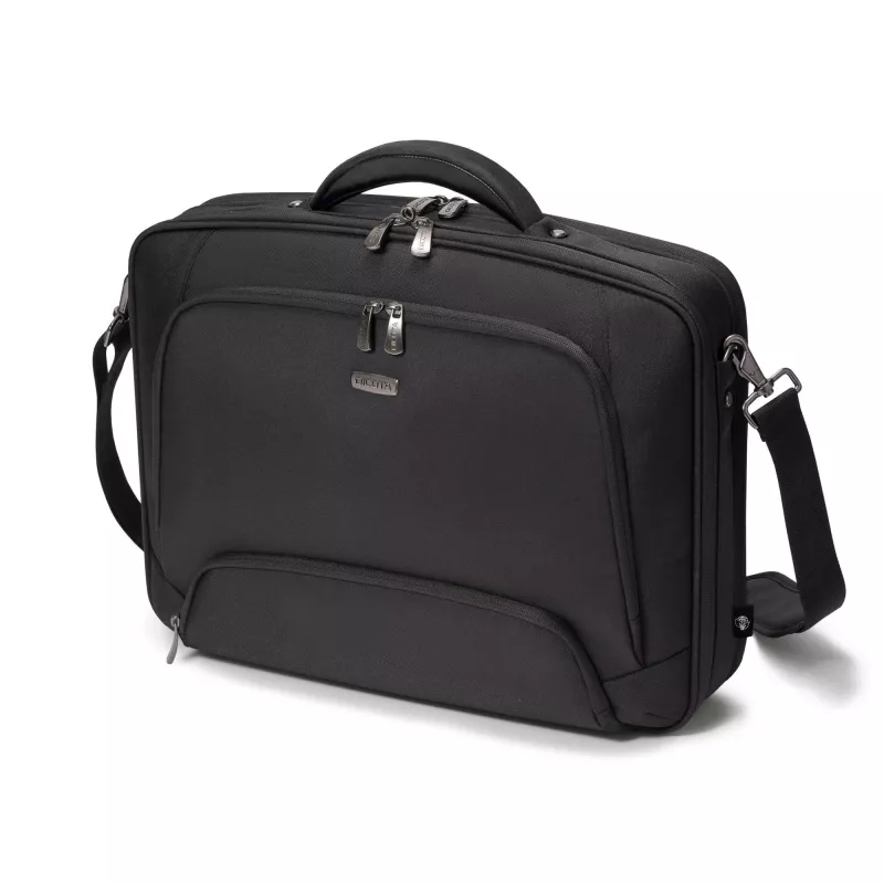 Portfelis DICOTA Eco Multi PRO 11-14.1 collas, melns, pārnēsāšanas rokturis, pleca siksna