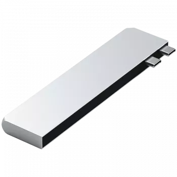 Satechi ST-HUCPHSS piezīmjdatora dokstacija un portu replikatora doks USB 3.2 Gen 2 (3.1 Gen 2) Type-C sudraba krāsā (ST-HUCPHSS)