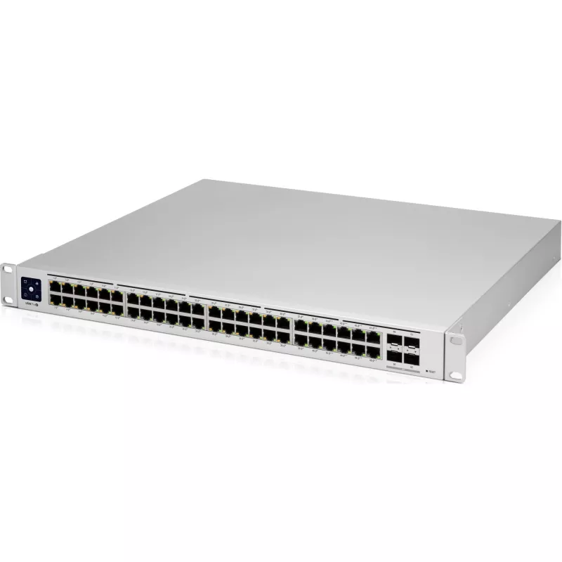 Ubiquiti UniFi USW-PRO-48 tīkla slēdzis Pārvaldāms L2/L3 Gigabit Ethernet (10/100/1000) 1U Sudrabs