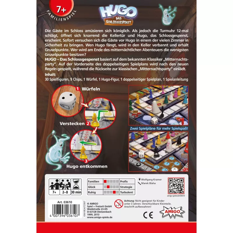 HUGO - Das Schlossgespenst, galda spēle